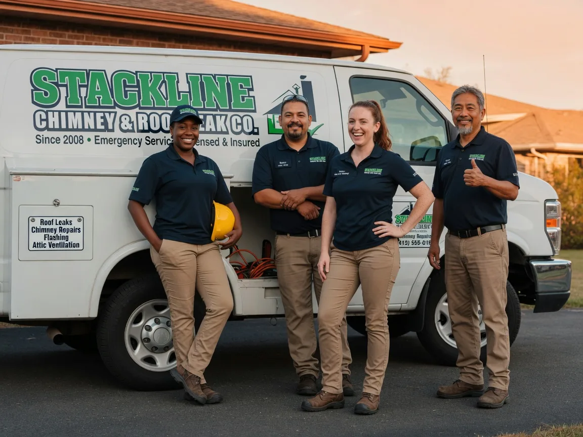 Chimney flashing repair company in Rock Stream, NY